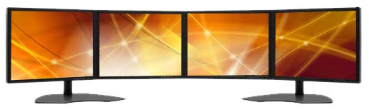 Triple / Quad Display PCs